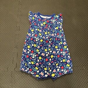 6/20$ Carter's Blue Floral Baby Romper size 12 months